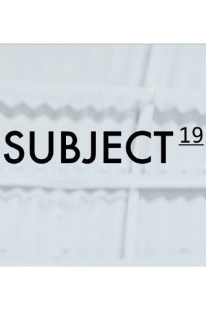 Subject 19 (2020) poster