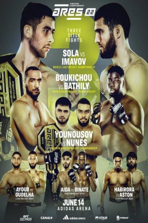 ARES 22: Sola vs. Imavov (2024) poster