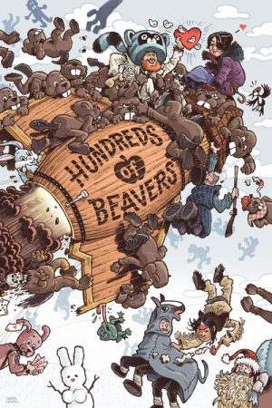 Hundreds of Beavers (2024) poster