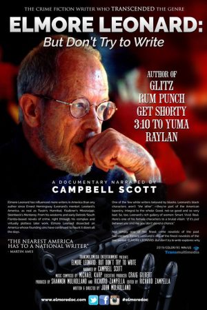 Elmore Leonard: “But Don’t Try to Write” (2021) poster