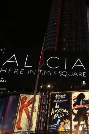 Alicia Keys – Here in Times Square (2016) poster