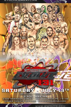 EVOLVE 131– 10th Anniversary (2019) poster