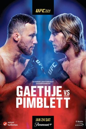 UFC 324: Gaethje vs. Pimblett (2026) poster