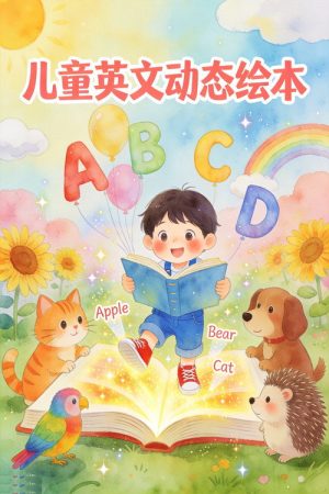 儿童英文动态绘本 (2026) poster