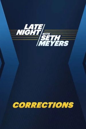 Late Night with Seth Meyers: Corrections (2021) poster