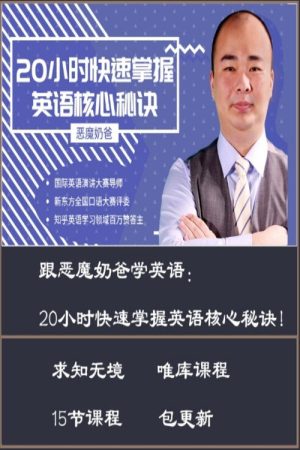跟恶魔奶爸学英语：20小时快速掌握英语核心秘诀 (2018) poster