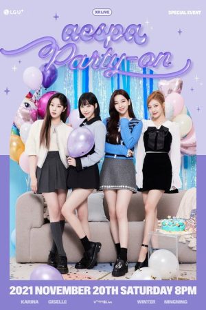 XR LIVE aespa SPECIAL EVENT “Party-On” (2023) poster